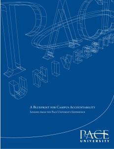 A Blueprint for Campus Accountability Lessons from the Pace University Experience