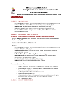        GSR‐16 PROGRAMME    