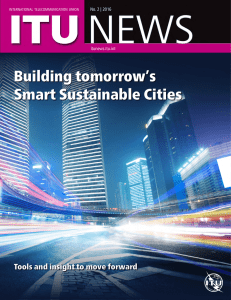 Building tomorrow’s Smart Sustainable Cities Tools and insight to move forward No. 2 | 2016