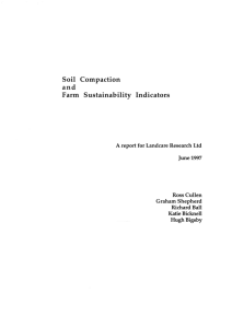 Soil  Compaction and Farm  Sustainability  Indicators
