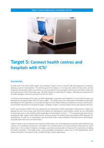 Target.5: .Connect.health.centres.and. hospitals.with.ICTs 1