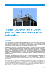 Target.8: .Ensure.that.all.of.the.world’s. population.have.access.to.television.and.. radio.services