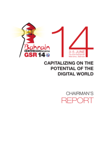 REPORT CHAIRMAN’S CAPITALIZING ON THE POTENTIAL OF THE