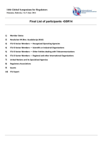 Final List of participants -GSR14 14th Global Symposium for Regulators