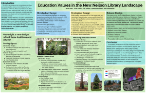 Education Values in the New Neilson Library Landscape Introduction