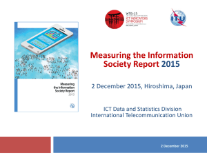 Measuring the Information Society Report 2015