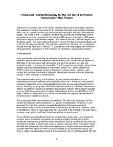 Framework  and Methodology for the ITU World Terrestrial