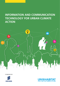 1 INFORMATION AND COMMUNICATION TECHNOLOGY FOR URBAN CLIMATE ACTION