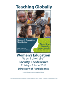 Teaching Globally Women’s Education Faculty Conference