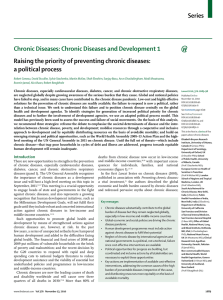 Series Raising the priority of preventing chronic diseases: a political process