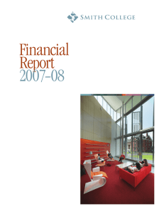 Financial Report 2007--08