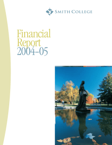 Financial Report 2004--05