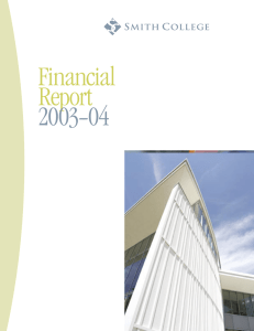 Financial Report 2003--04