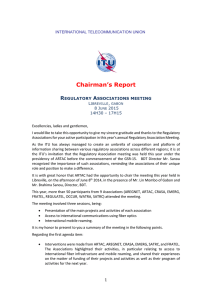 Chairman’s Report R A