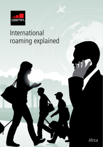 International roaming explained Africa