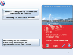 Technical and Regulatory Examinations with related BR Software