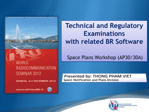 Technical and Regulatory Examinations with related BR Software