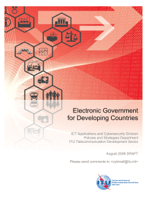 Electronic Government for Developing Countries