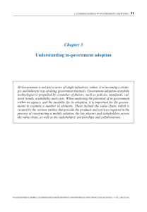 Chapter 3 Understanding m-government adoption 51