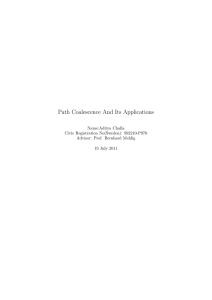 Path Coalescence And Its Applications