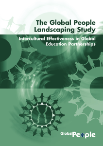 The Global People Landscaping Study Intercultural Effectiveness in Global Education Partnerships