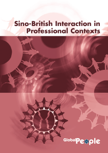 Sino-British Interaction in Professional Contexts