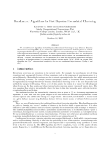 Randomized Algorithms for Fast Bayesian Hierarchical Clustering