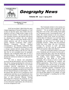Geography News