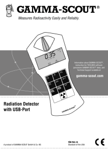 Measures Radioactivity Easily and Reliably. R