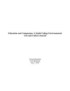 Education and Compassion: A Smith College Environmental Arts and Culture Journal