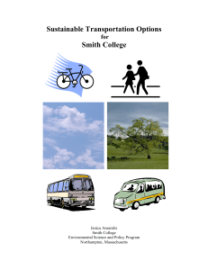 Sustainable Transportation Options Smith College  for