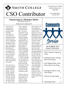 CSO Contributor Fall 2011