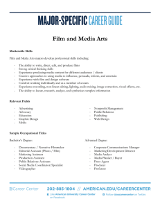 Film and Media Arts