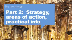Part 2:  Strategy, areas of action, practical info 09