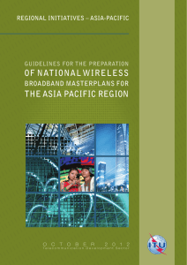 OF  NATIONAL WIRELESS  REGIONAL INITIATIVES – ASIA-PACIFIC