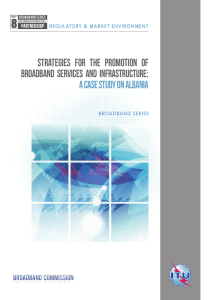 8 Strategies   for   the   promotion ... broadband  services  and  infrastructure: