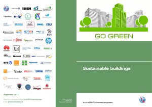 Sustainable buildings September 2012 itu.int/ITU-T/climatechange/