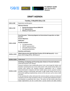 DRAFT AGENDA ITU-IMPACT ALERT Tuesday, 5 May2015 (Day 1/3)