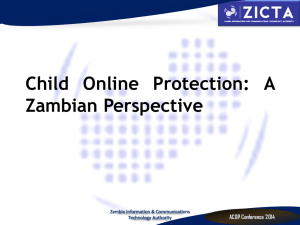Child  Online  Protection:  A Zambian Perspective