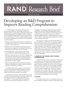 R RAND Research Brief EDUCATION