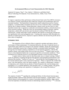 Jeannette M. Jacques, Ting Y. Tsui, Andrew J. McKerrow, and... Silicon Technology Development, Texas Instruments Inc., Dallas, Texas 75243