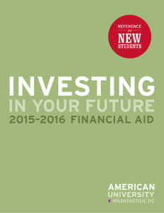 2015–2016  FINANCIAL AID