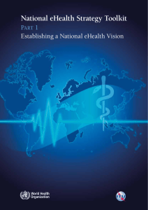 National eHealth Strategy Toolkit  P 1