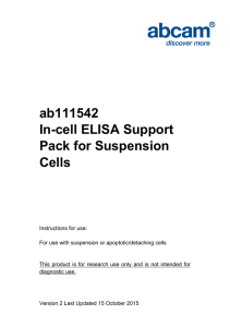 ab111542 In-cell ELISA Support Pack for Suspension Cells