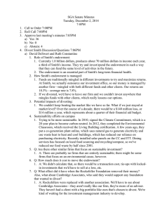 SGA Senate Minutes Tuesday, December 2, 2014 7-8PM 1. Call to Order 7:00PM