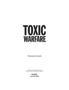 TOXIC WARFARE R Theodore Karasik