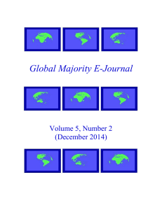 Global Majority E-Journal  Volume 5, Number 2 (December 2014)