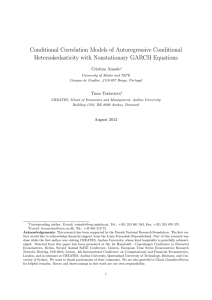 Conditional Correlation Models of Autoregressive Conditional Heteroskedasticity with Nonstationary GARCH Equations