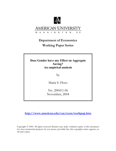 Department of Economics Working Paper Series  by