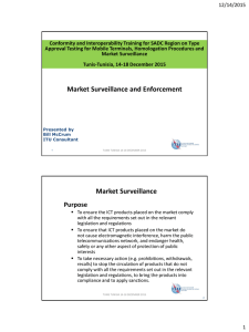 12/14/2015 Conformity and Interoperability Training for SADC Region on Type